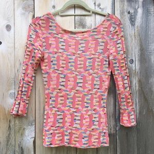 Missoni Pink Patterned Top